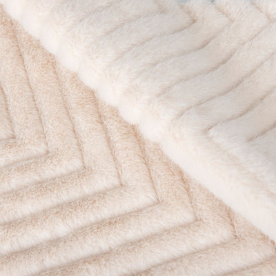 Largeur 58/60" Couleur personnalisée 100% polyester brossé Faux Fur Tissu Plush Tissu échantillon gratuit