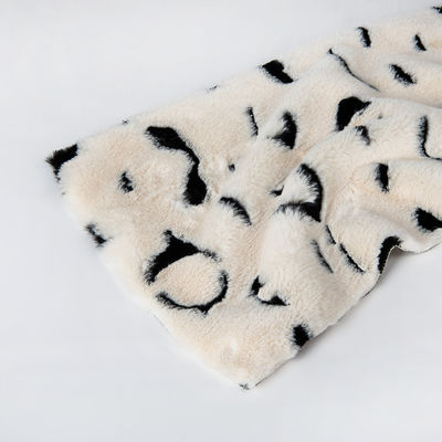 Supersoft Faux Lapin Mink fourrure Cheveux courts Windproof Lapin fourrure en tissu avec sensation de la main douce