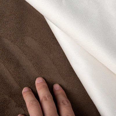 Tissu en fourrure de lapin tricoté Tissu pour textile domestique/ vêtements/ tapis Largeur 58/60 pouces